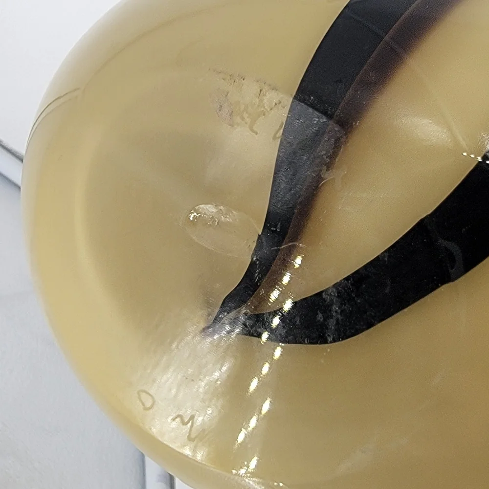 vtg‎ hand blown glass vase 10